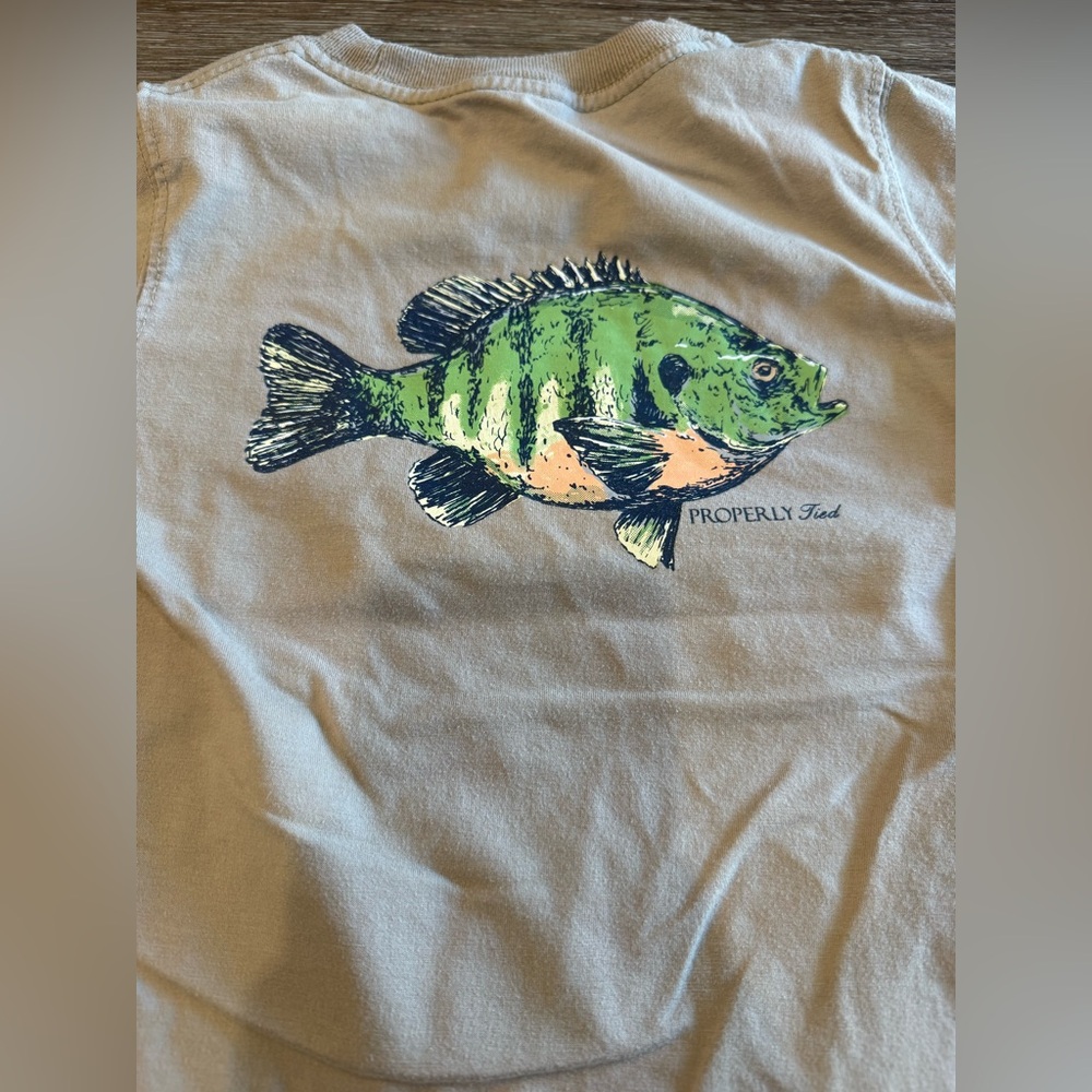 Properly Tied Kids Fish Graphic T-Shirt - Green
